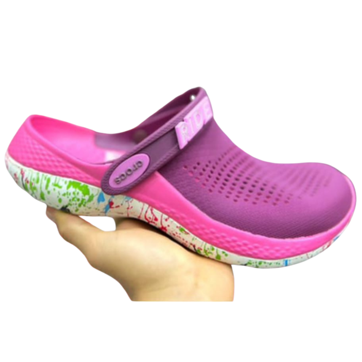 CROCS LITERIDE 360 CHISPAS MUJER: La Comodidad Máxima con Estilo Las CROCS LITERIDE 360 CHISPAS MUJER combinan lo mejor de la tecnología de amortiguación de Crocs con un diseño moderno y llamativo. Si estás buscando el calzado perfecto que te ofrezca estilo y comodidad, ¡has llegado al lugar indicado! En Onlineshoppingcenterg, tenemos las CROCS LITERIDE 360 CHISPAS MUJER que buscas, y te contamos todo lo que necesitas saber antes de hacer tu compra.  ¿Por qué elegir las CROCS LITERIDE 360 CHISPAS MUJER? Las CROCS LITERIDE 360 CHISPAS MUJER destacan por su diseño ergonómico y la tecnología LiteRide™ de última generación, que ofrece una amortiguación y soporte inigualables. Este modelo no solo es cómodo, sino que también tiene un diseño moderno con chispas que añaden un toque de estilo único.  Beneficios principales Amortiguación avanzada: Gracias a la espuma LiteRide™, tus pies sentirán una sensación suave y ligera durante todo el día. Versatilidad: Perfectas para usar en el día a día o incluso en tus actividades al aire libre. Estilo único: Las chispas brillantes le dan un toque divertido y moderno, ideal para quienes buscan destacar. Características de las CROCS LITERIDE 360 CHISPAS MUJER El diseño 360 de estas Crocs Literide mujer ofrece un ajuste cómodo que se adapta a cada movimiento. Este modelo se destaca entre otros calzados Crocs para mujer por ser innovador y ergonómico.